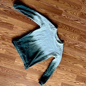 Green Ombré Sweatshirt